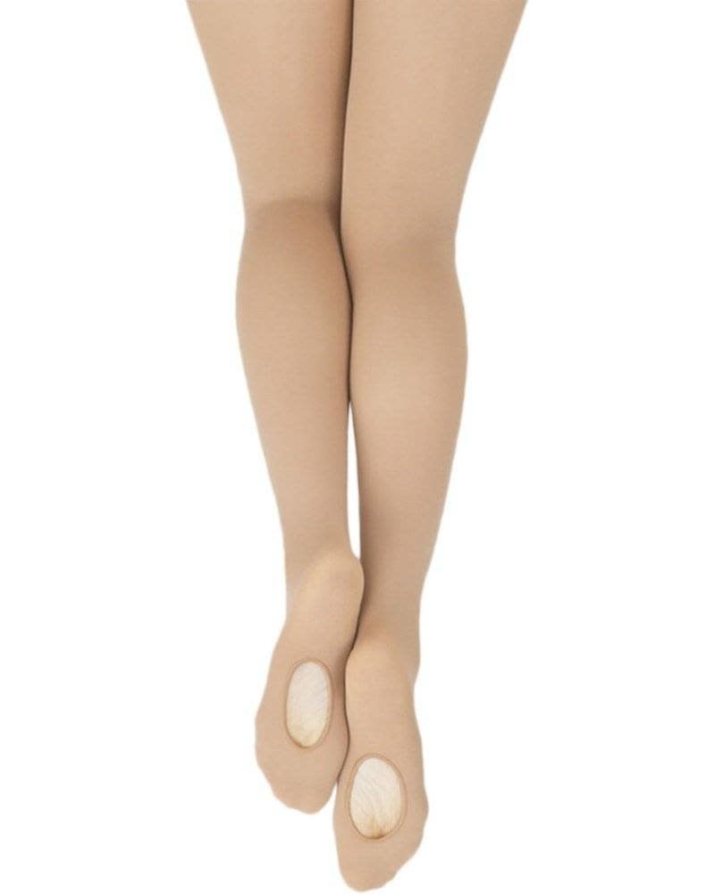 Womens Ultra Soft Transition Tights with Self Knit Waistband - Convertible  Tights, Capezio 1916