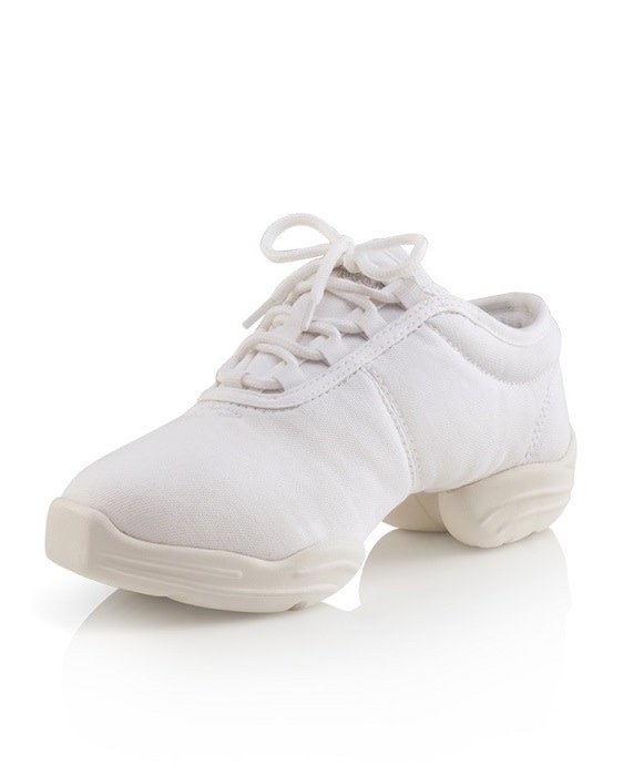 Capezio "Sneakers" de danse en vanevas blanc - Capezio DS03