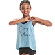 Motionwear Camisole style "High Low Tank" Motionwear 4871, imprimé:  "Coeur de mots de danse"