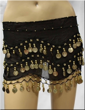 Belly Dance Skirt, 3 row