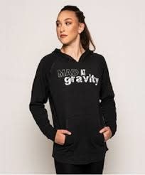 Motionwear Chandail manche longue Motionwear 6467, avec capuchon, imprimé :  « Mad At Gravity »