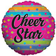 Balloon "Cheer Star",  Burton A66730, 18"