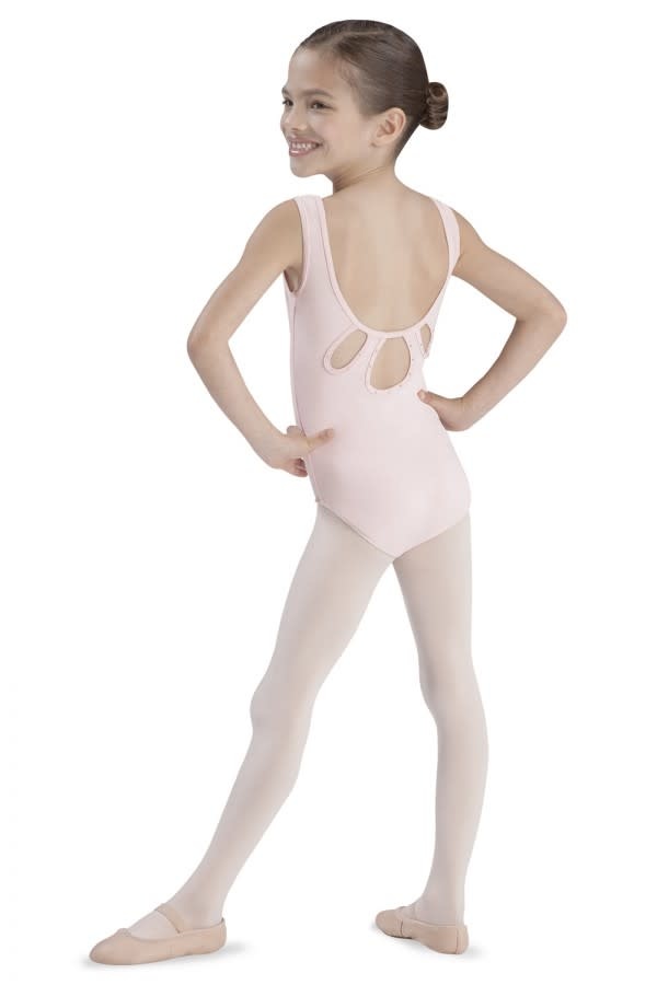 Bloch Maillot Bloch CL3785, Sans manche, Avec ouvertures diamantés au dos, Coton