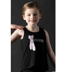 Motionwear Camisole style "Tank Top" Motionwear 4116-017, imprimé: "Little Dancer" au devant