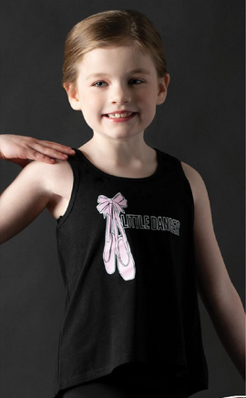 Motionwear Camisole style "Tank Top" Motionwear 4116-017, imprimé: "Little Dancer" au devant