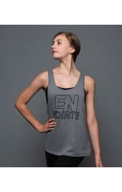 Motionwear Camisole style "Tank Top" Motionwear 4184-017 Gray, imprimé: "EN POINTE" au devant