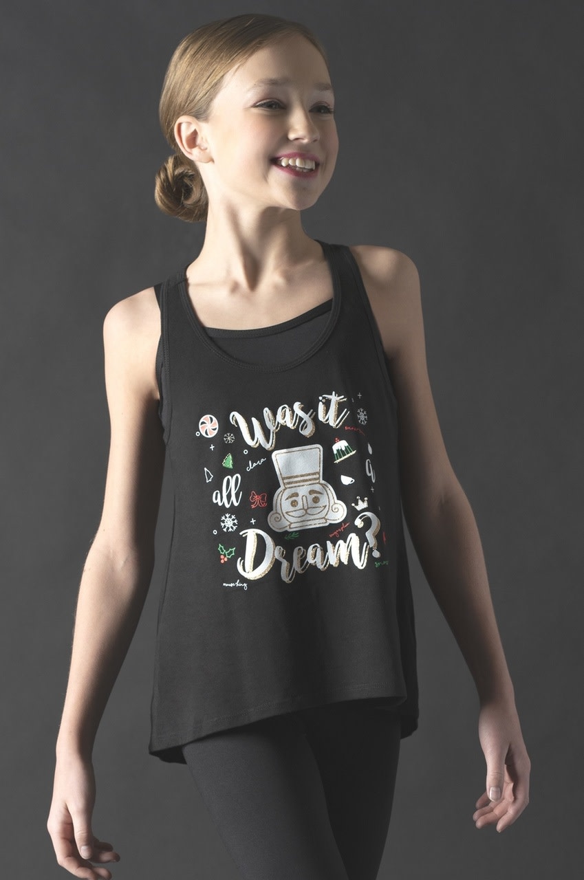 Motionwear Camisole style "Tank Top" Motionwear 4930-017, imprimé: "Nutcracker", "Was It All A Dream" au devant