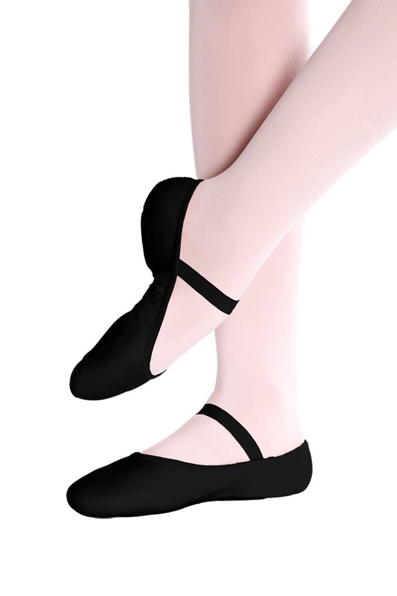 So Danca Demi-pointe So Danca SD-55S, Semelle pleine "full sole", En cuir sans cordon