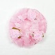 FH2 Pink lace bun cover with rose, FH2 BC0051