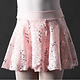 Motionwear Pull-On Sequins Sparkle Classic Floral Lace Skirt Motionwear 1011