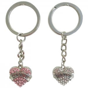 Dasha Dance Heart Keychain, Dasha 2820