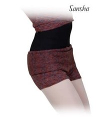Sansha Short en tricot Sansha KT0630A, En acrylic et mohair, Bande de taille large