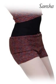 Sansha Short en tricot Sansha KT0630A, En acrylic et mohair, Bande de taille large