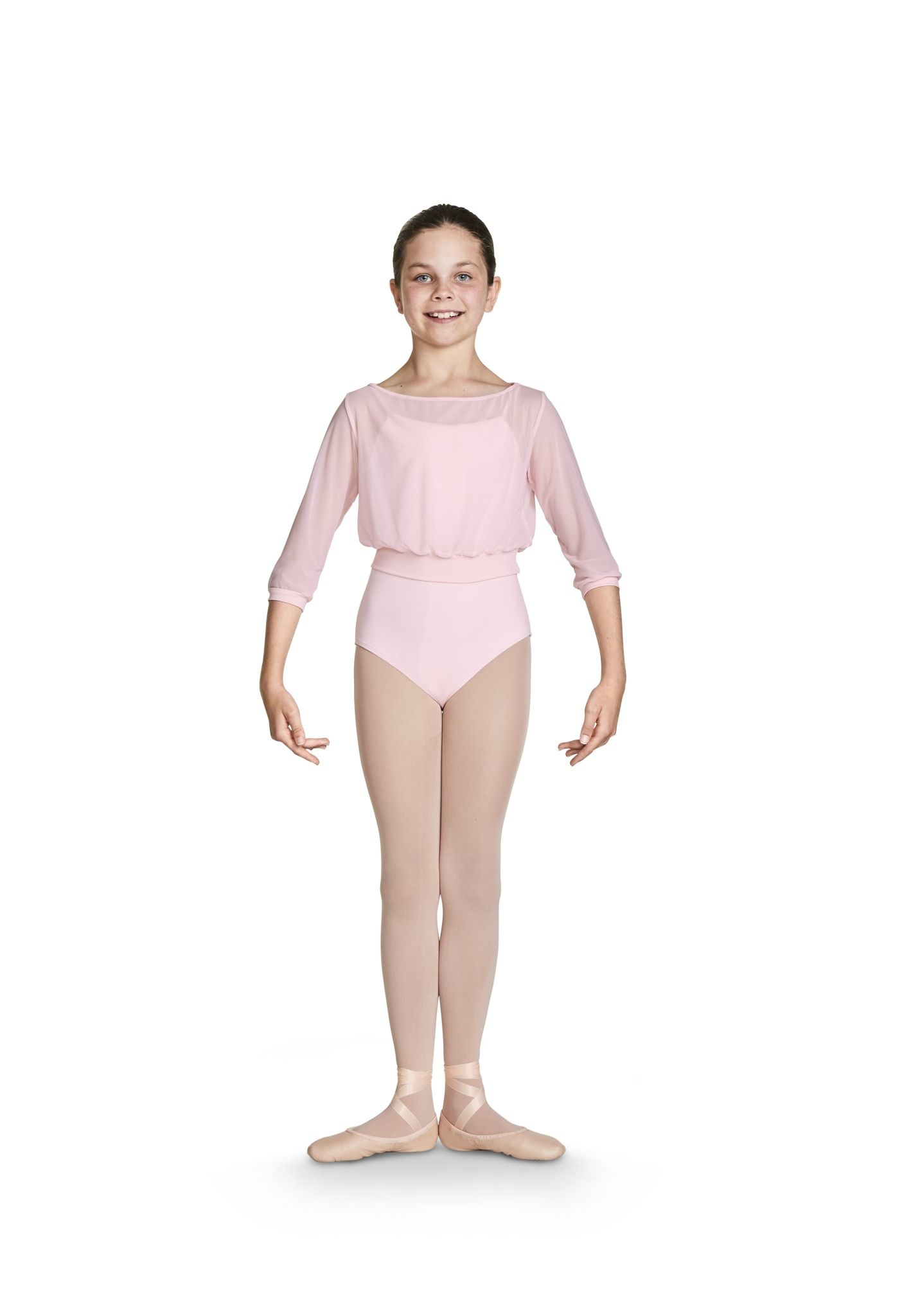 Bloch "Mesh Top" Bloch CZ8106, Manches 3/4