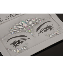 FH2 "Rhinestoned Face Jewels", FH2 FJS001, color: Clear