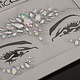 FH2 "Rhinestoned Face Jewels", FH2 FJS001, color: Clear