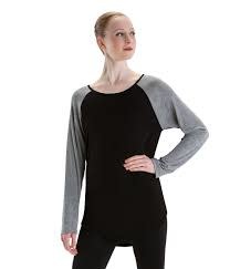 Motionwear Long Sleeves Top Motionwear 4897-017 GRAY