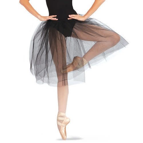 Capezio Romantic Tutu Capezio 9830, 2 Layers of medium-stiffness tulle, One Size Adult, 24" length