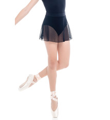 So Danca Jupe So Danca L-1909, Style "Pull-On", en "Diamond Mesh"