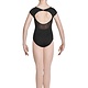 Mirella Spot Mesh Cap sleeve Dance Leotard Mirella M1532c