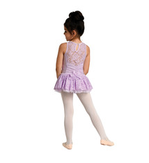 DanzNmotion Robe Danshuz 2736C, Bretelles larges avec tutu à dentelles