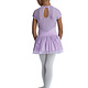 DanzNmotion Robe Danshuz 20202C, Manches "Cap sleeve" avec tutu et dentelle brillante