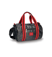 DanzNmotion Sac Sport DanzNmotion B20528, "Punch Hole Glitter gymnast Duffle" avec pochette a fermeture éclair