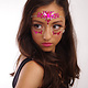 FH2 "Rhinestoned Face Jewels", FH2 FJS003, color: Hot Pink