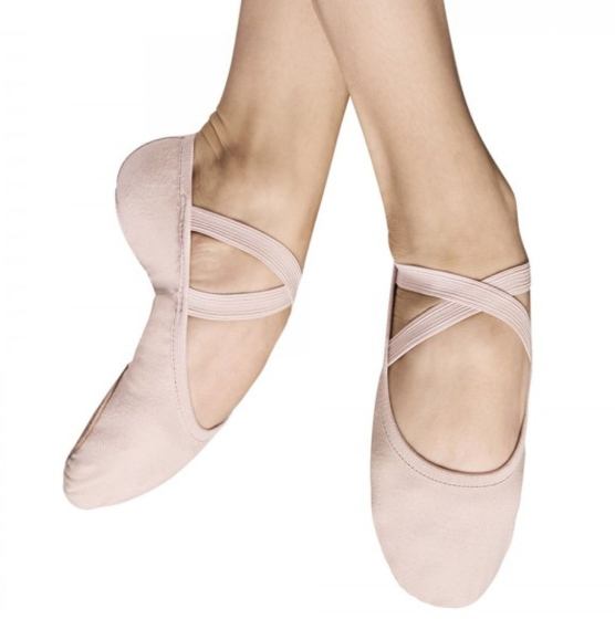 Bloch Demi-pointe Bloch S0284S "Performa", Bi-semelle "Split Sole", En canevas