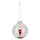 Nutcracker Confetti Glass Ball Ornament, Attitude R1628, 3 inch