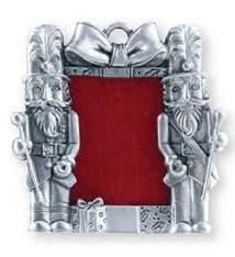 Nutcracker Frame Ornament, Seagull Pewter PO118G