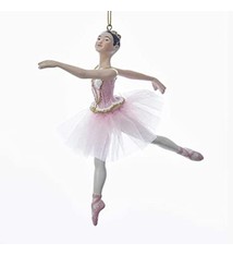 kurt s adler Ornement " Asian Ballerina" rose, Kurt S. Adler E0238