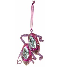 "Pink Pointes shoes" Ornament Crystal Serie, Ganz ACRY-279