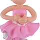 Pink Ballerina Ornament, "blonde", OC-011-FBL