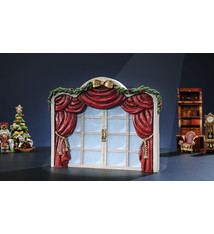 "Nutcracker Mini World" French Door Decoration, Giftcraft 653381
