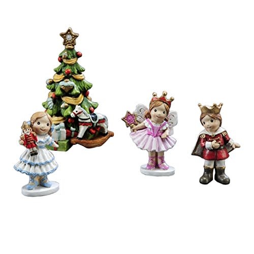 Personnage "Mini World Nutcracker", Giftcraft 653377, Ass. de 4