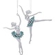 kurt s adler Ornement Ballet turquoise et blanc, Kurt S. Adler T2500