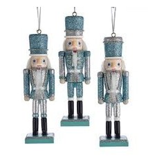 kurt s adler Blue and silver Nutcraker Ornament, Kurt S. Adler C4849