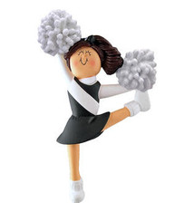 Personalized Cheerleder Ornament, Ornement Central 6066bk