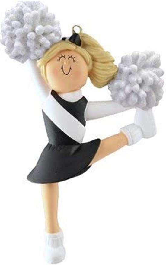 Personalized Cheerleder Ornament, Ornement Central 6066bk