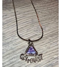 Dasha "Gymnast Lavender Gem" Necklace, Dasha