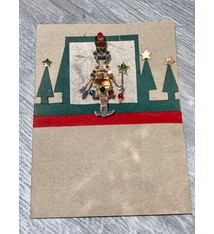 "Nutcraker Pin" Greeting Card, Pilgrim