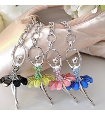 American Dance Supply Ballerina "Bag Clip" Keychain, American Dance Supply ADS101S