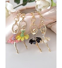 American Dance Supply Ballerina "Bag Clip" Keychain, American Dance Supply ADS101G