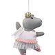"Hattie the Ballerina Hippo" Ornament, Fancifollies Demdaco 2020180242
