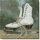 "Ice Skate" Canvas Art Print,  Z7413, 24 x 24 po.