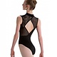 Motionwear Maillot Motionwear 2723, Col haut "Mock-T", Sans manches, Style ''Lace Back''