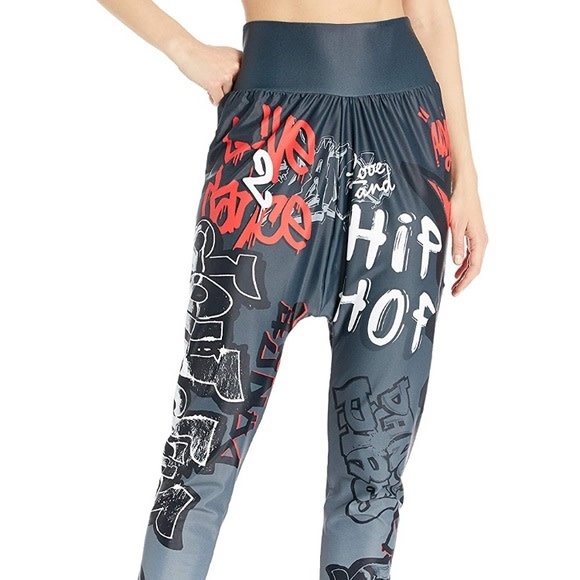 Pantalon aladin Gia Mia G306, Imprimé: Graffiti Hip hop