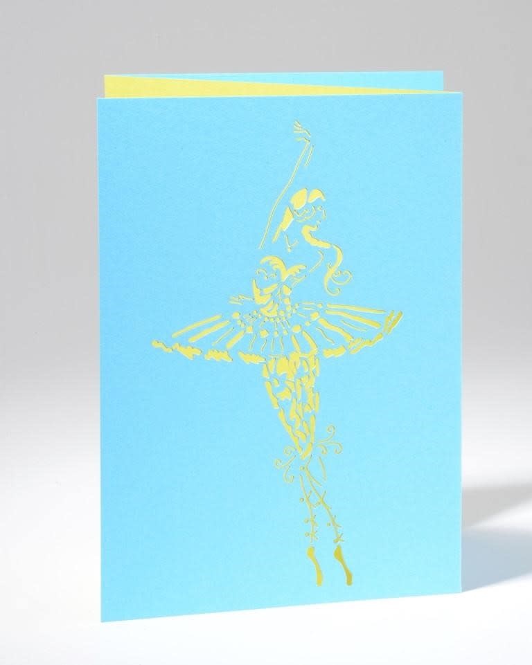 B Print Plus Cartes de souhait "Ballerina on pointe", B Plus Printworks