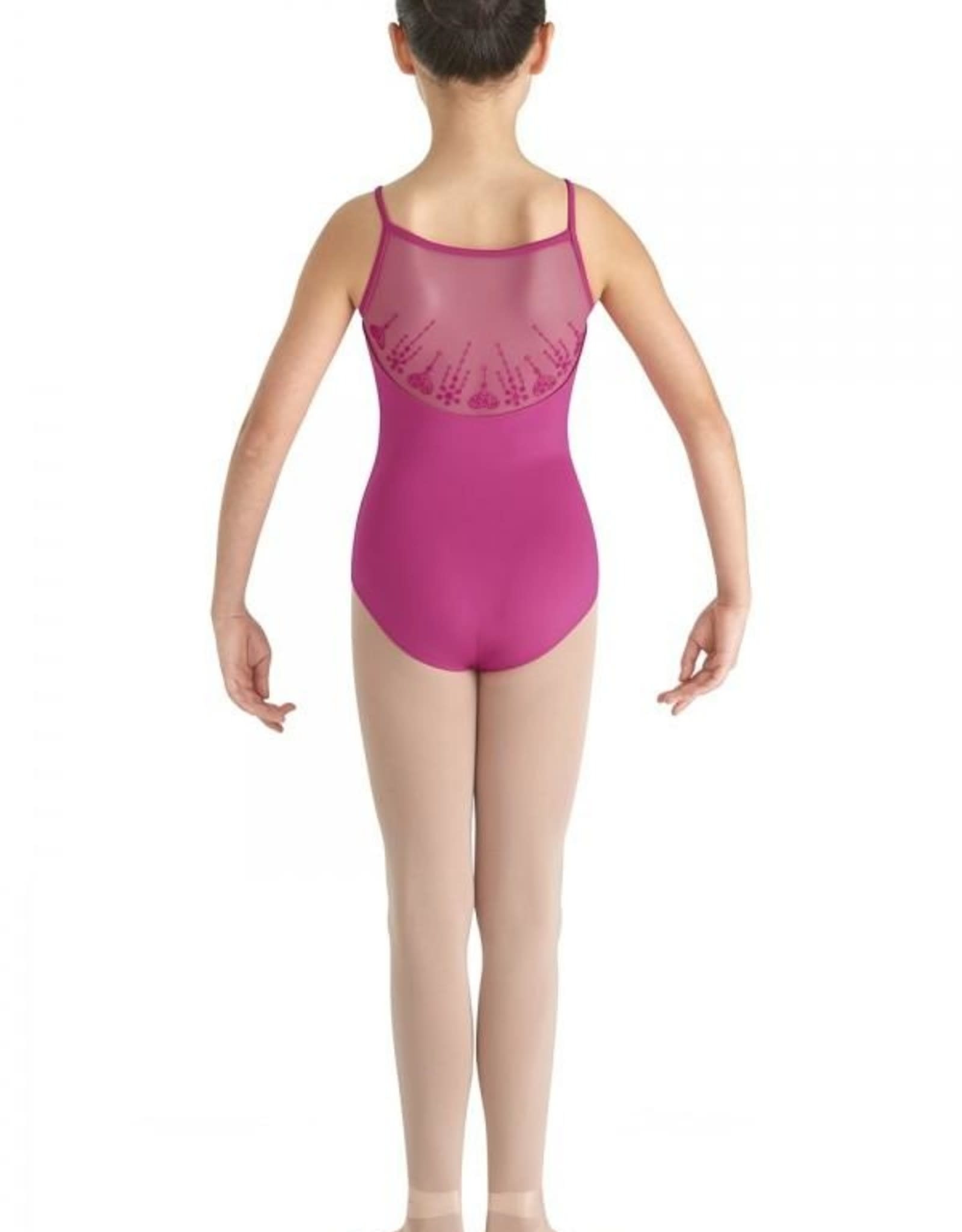 Bloch Maillot de danse, Bloch CL8640, Bretelles spaghetti, Avec "Mesh" brodée au dos